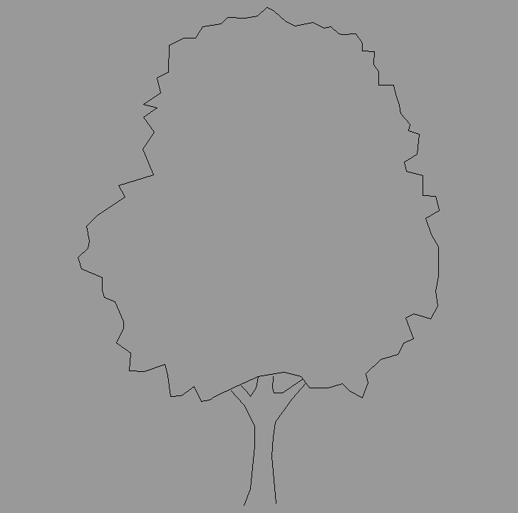 Bloque Autocad Vista de Simple 05 en Alzado